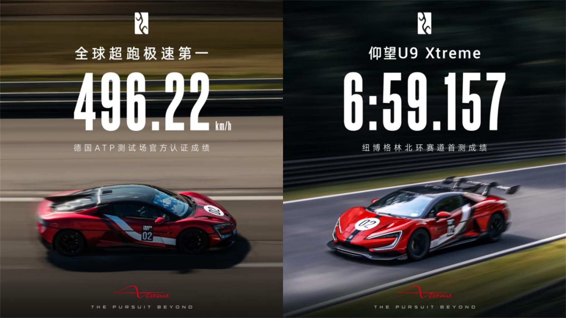 496.22 km/h刷新全球汽車極速，仰望U9 Xtreme全球限量30台