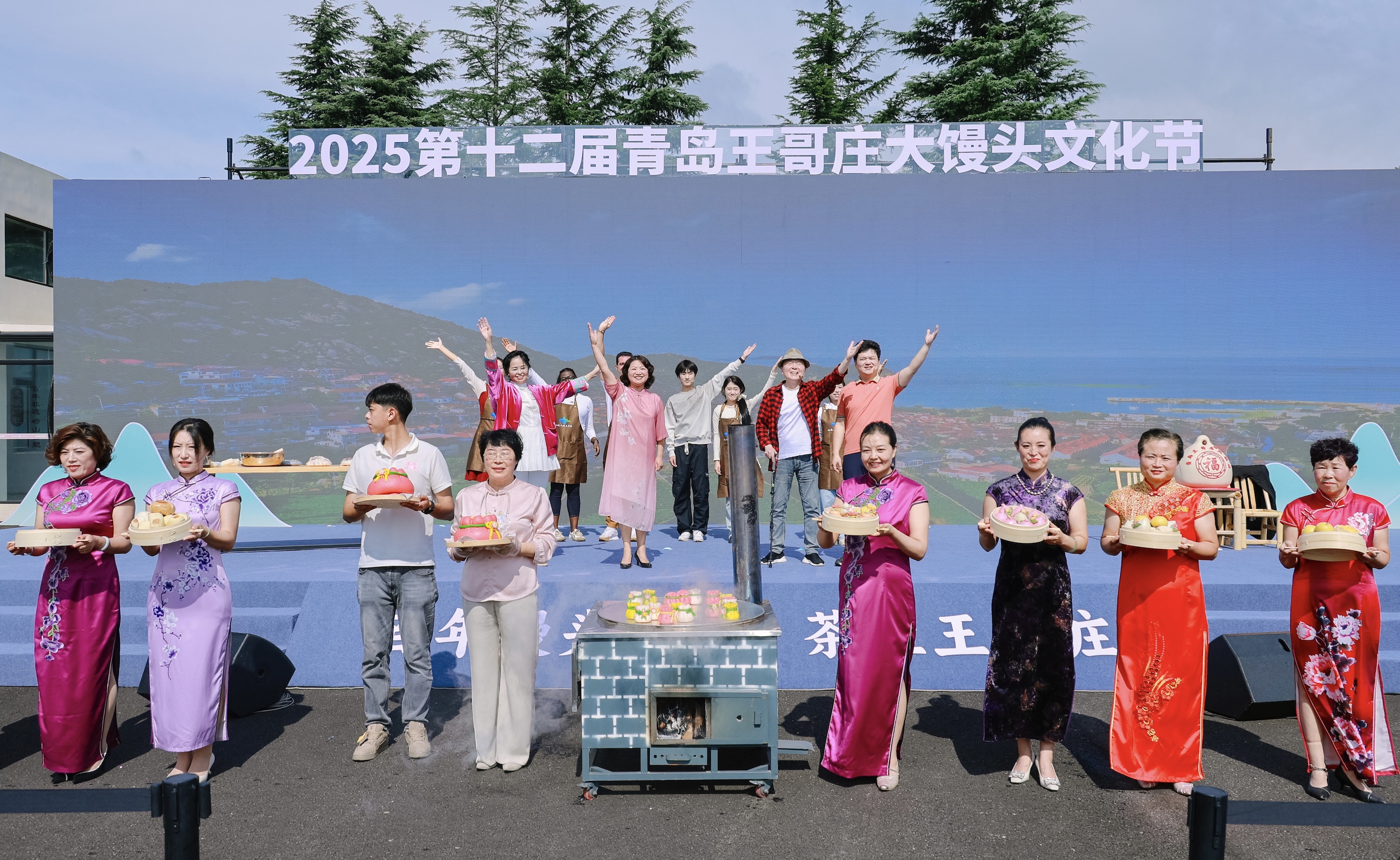 青島嶗山：大饅頭文化節展非遺技藝             