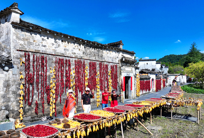 黟縣秋景  獨具徽韻