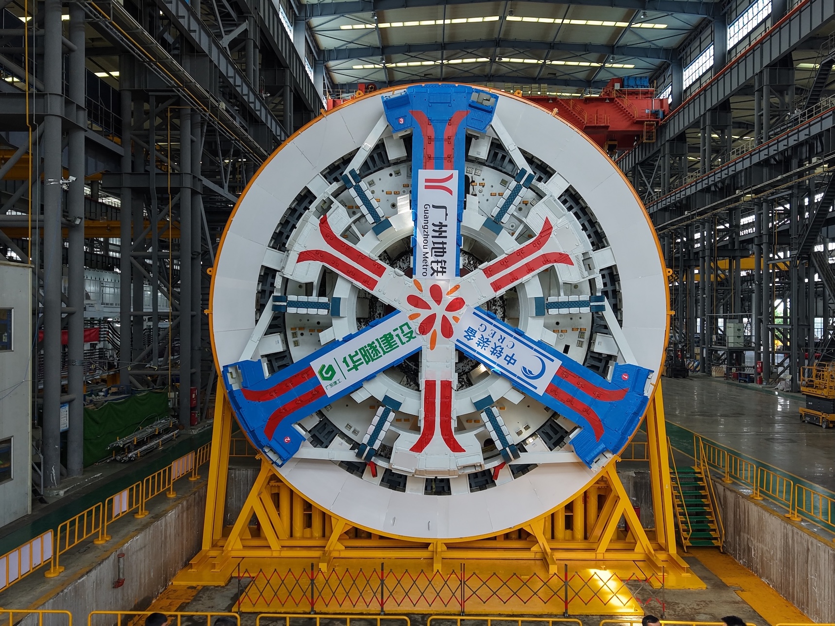  有片I 全球首台！原位連續大尺寸可變徑盾構機下線將在廣州地鐵投入使用