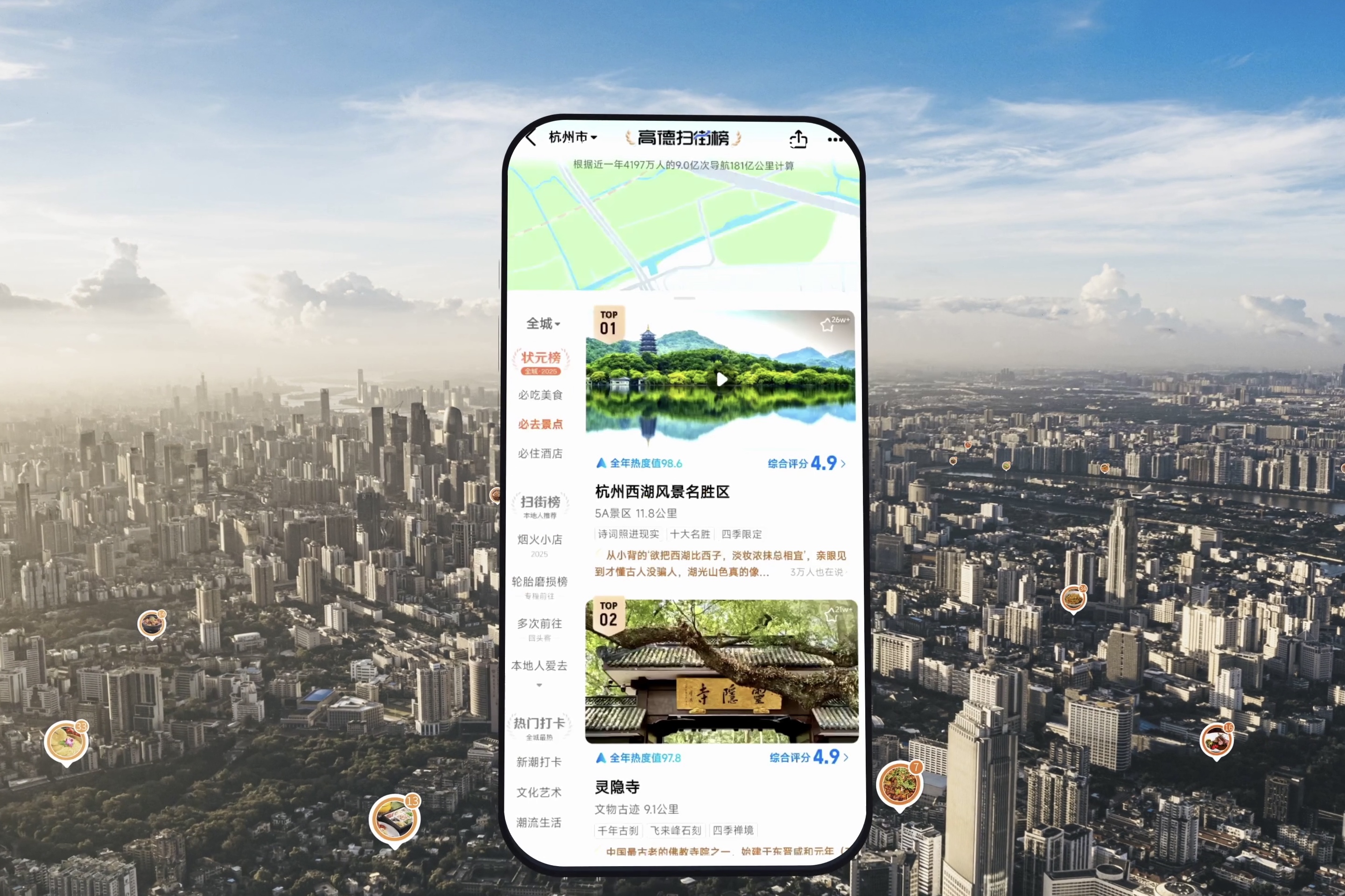 高德掃街榜用戶突破4億