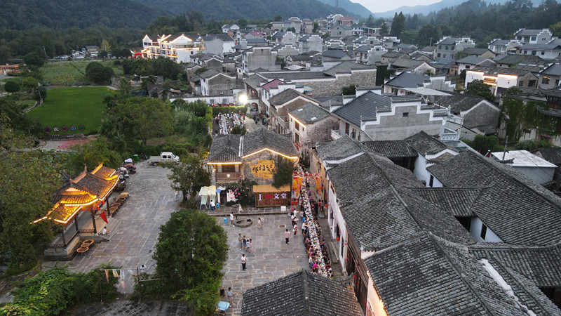 皖祁門縣：文堂故里歡樂多 民俗盛宴引客來