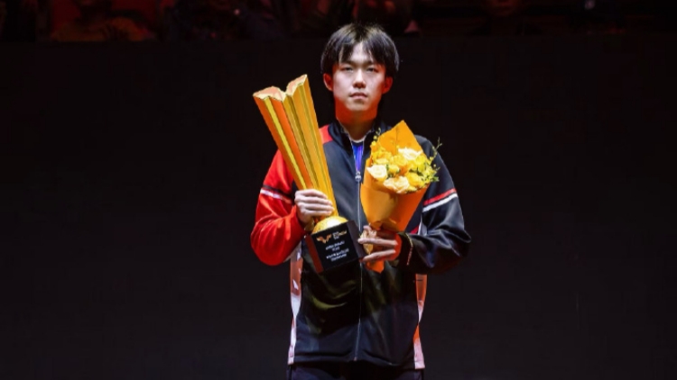 王楚欽中國大滿貫賽後發文：原把「不放棄」傳遞給每個人