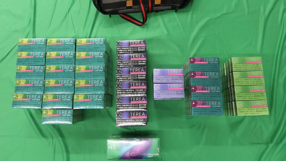 3名旅客進口另類煙及管有未完稅香煙 被判監2至6個月