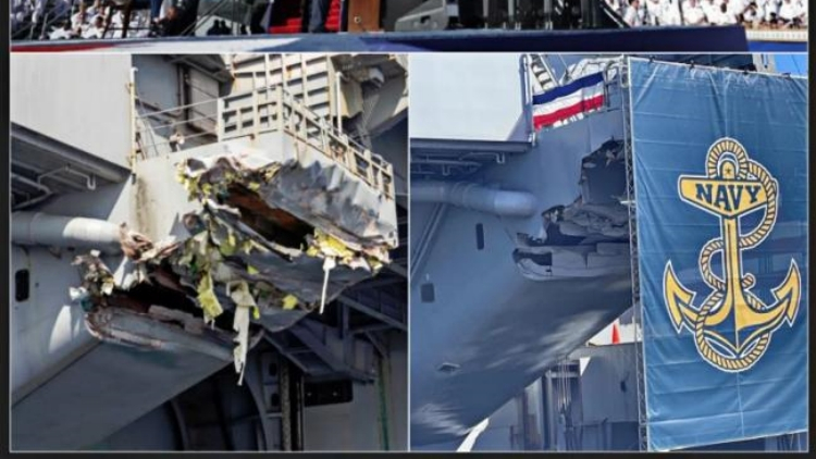 撞船事故已過8個月 美受損航母或再等一年才能維修