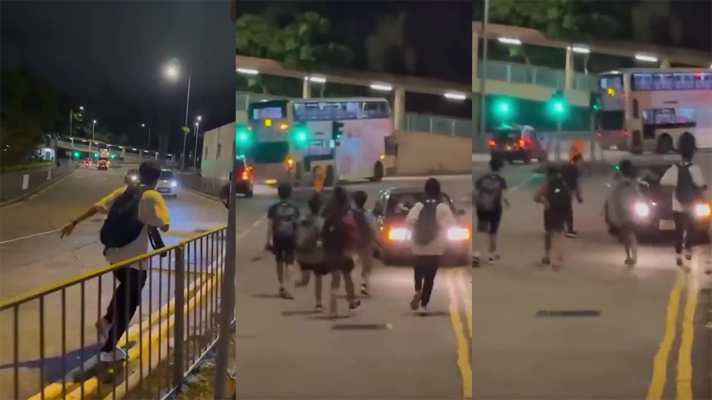 有片｜少年巴士迷午夜馬路狂奔 網民譴責罔顧安全