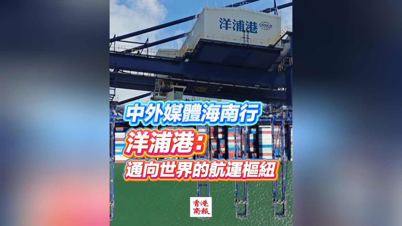 有片｜中外媒體海南行 | 洋浦港：通向世界的航運樞紐