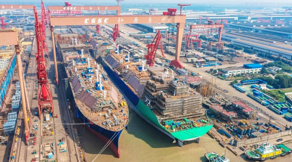 前三季中國造船業三大指標市場份額保持全球領先