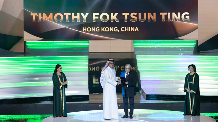 榮獲亞洲足協最高榮譽「亞洲鑽石獎」 霍震霆深感榮幸：相信體育能團結人心