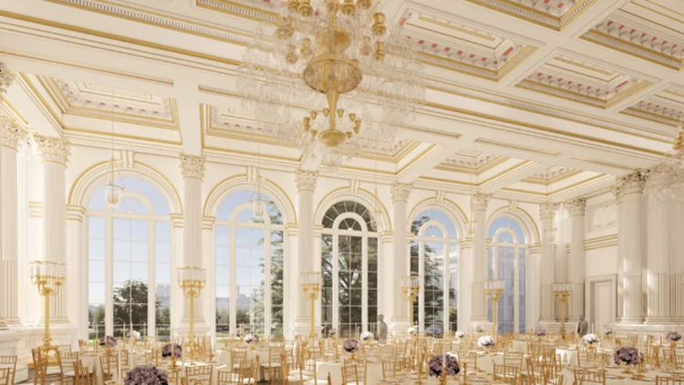 耗資數億美元！白宮進行「100多年以來最大規模擴建」