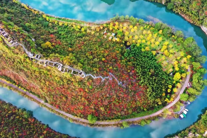 湖北襄陽迎來踏秋賞景最佳期 遊客紛至感受秋日魅力