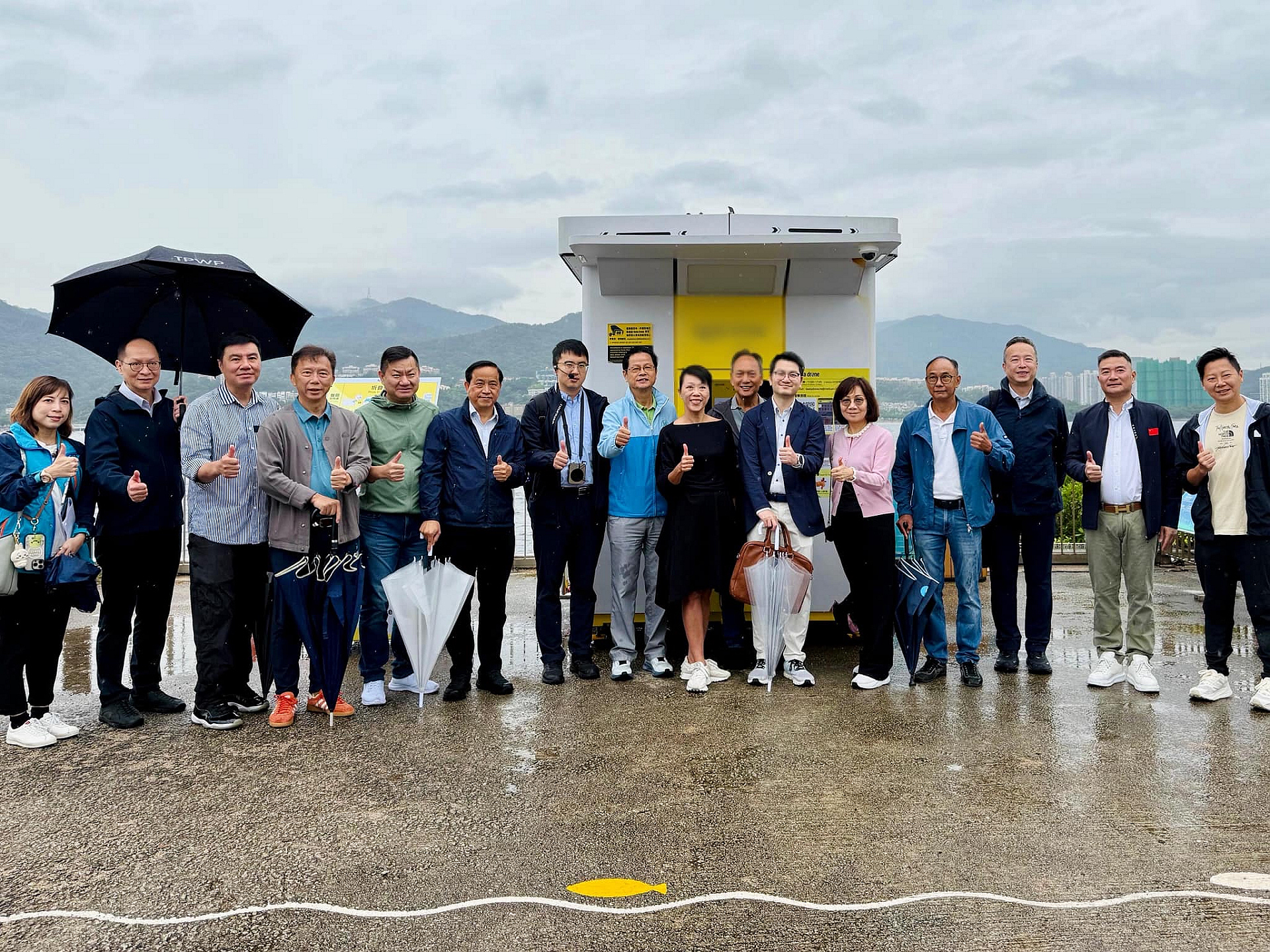 大埔區議會考察沙盒試點項目 開拓更多無人機應用場景