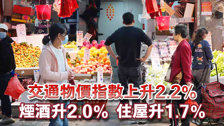 本港9月CPI按年升1.1% 政府料整體通脹短期內維持輕微