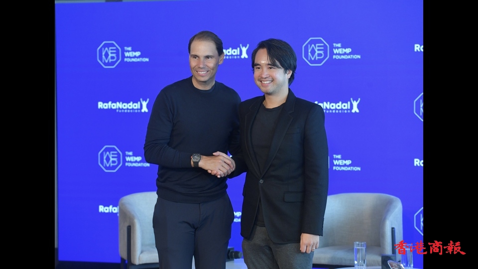 鄭志剛與國際網球巨星拿度合作 以正向教育及體育助兒童身心健康