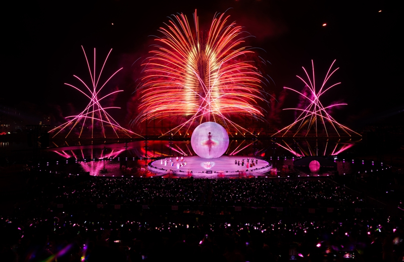 文化創意點亮科技浪漫 第十七屆瀏陽花炮文化節盛大開幕