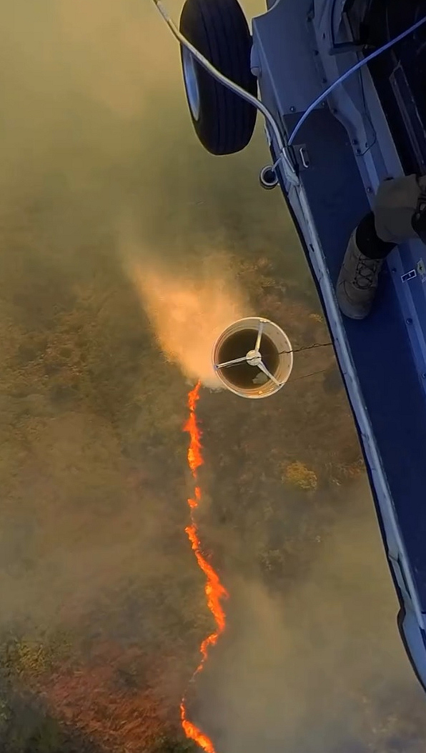 有片〡政府飛行服務隊守護林木 呼籲重陽節小心火種