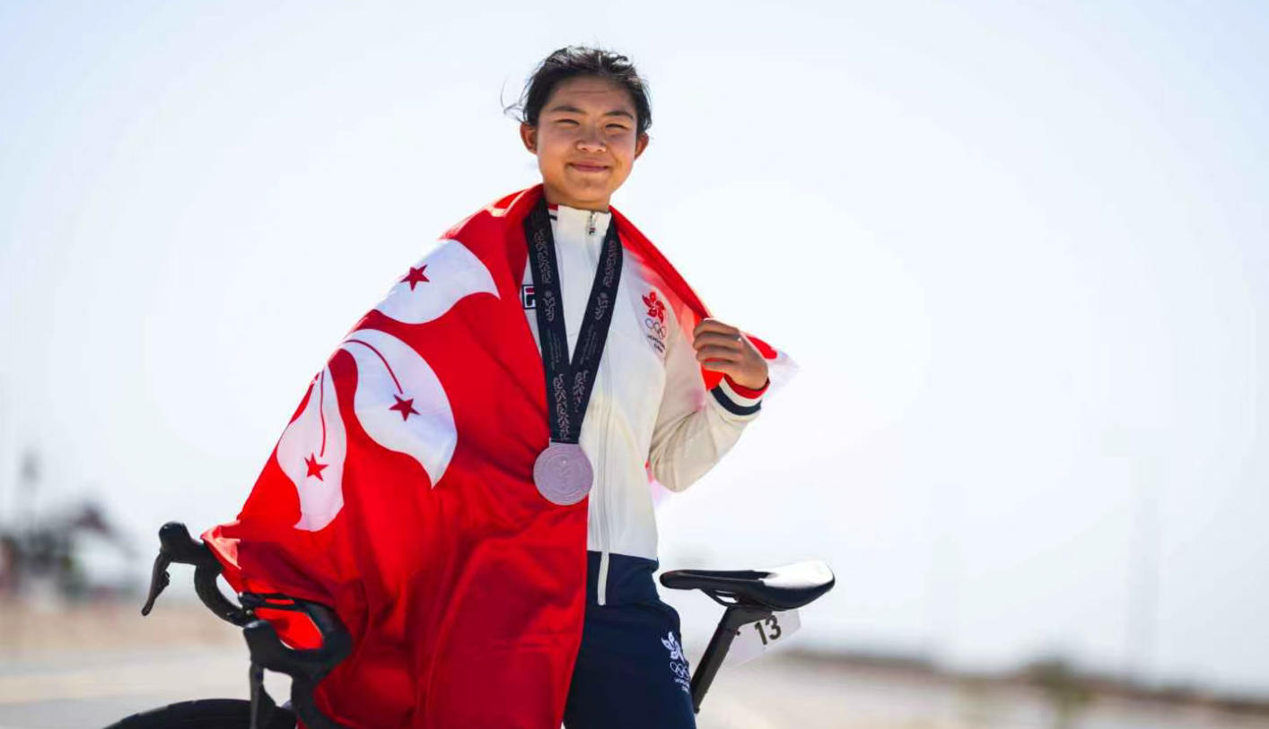 羅靖喬女子75公里公路賽奪銅  港隊亞青運累計2金1銀6銅