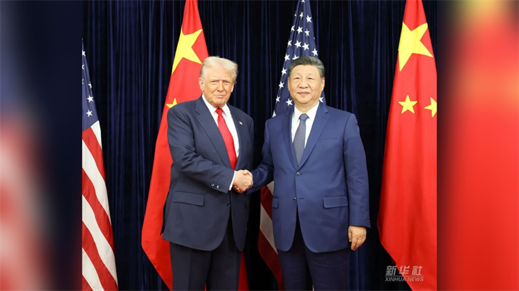 習近平同美國總統特朗普在釜山舉行會晤