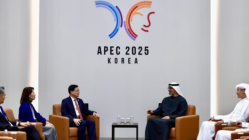 李家超於APEC會晤阿布扎比王儲 冀促成香港與海合會自由貿易協議