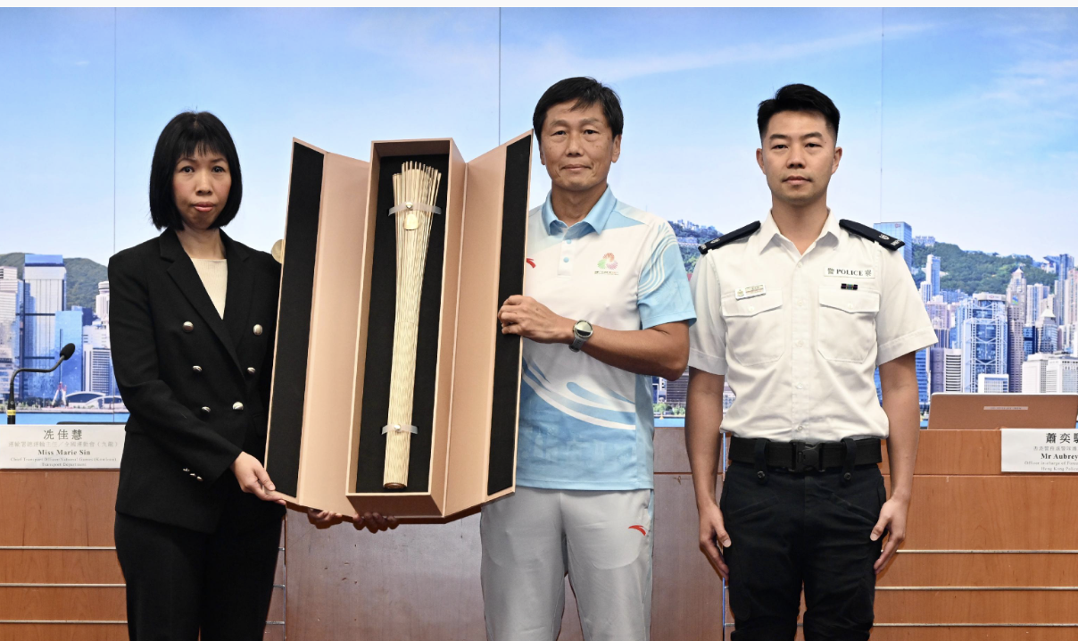 全運會火炬手名單出爐 黃鎮廷任香港首棒