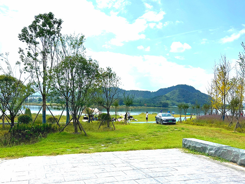 ​皖休寧縣：打造月潭湖濕地公園 描繪庫區生態新畫卷