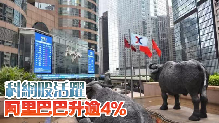 恒指收市升550點 機器人概念股受捧