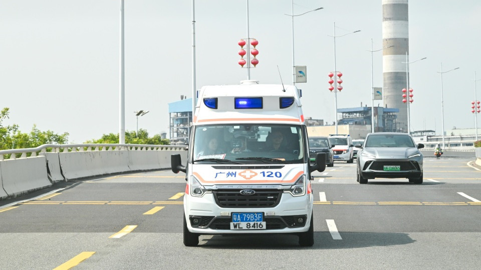 跨境直通救護車試行計劃周日起擴展至珠海及南沙