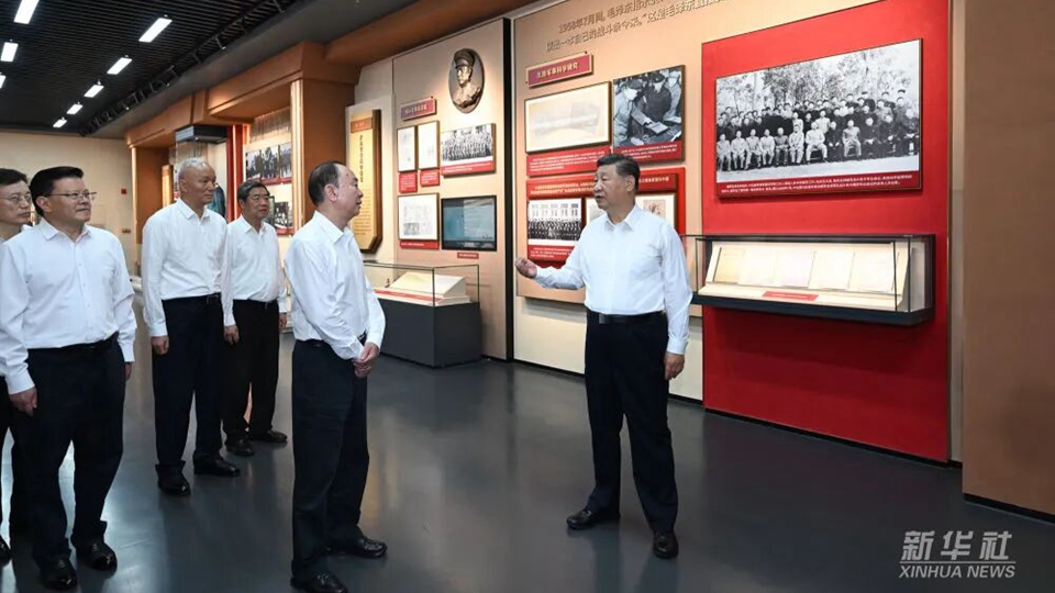 習近平在廣東省梅州市考察調研