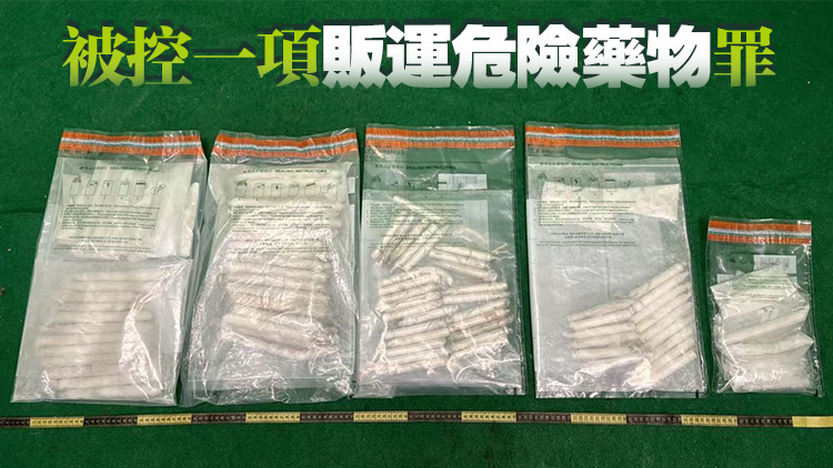 海關檢約250萬元懷疑可卡因拘一男 案件10日提堂