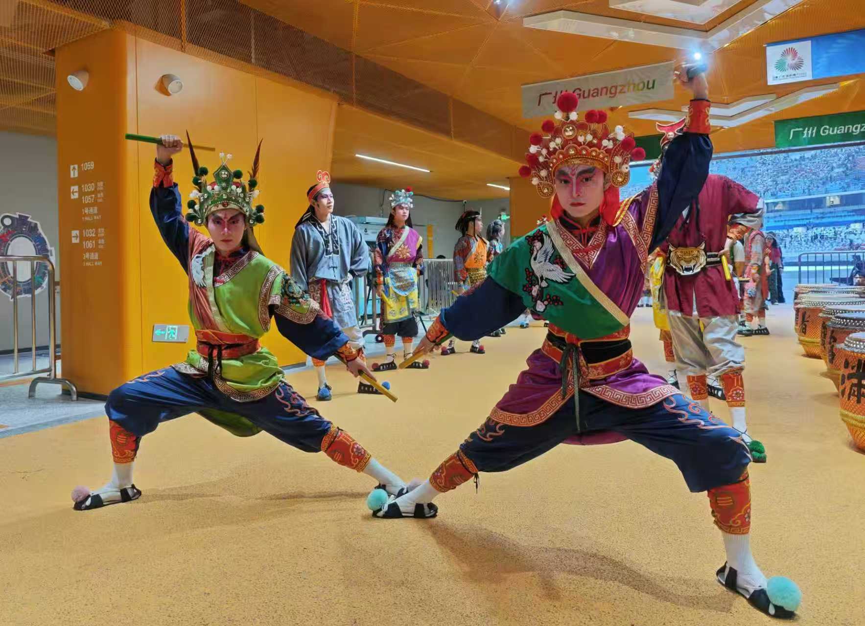 青獅+英歌+潮劇！揭陽三大非遺項目亮相全運會開幕式暖場表演