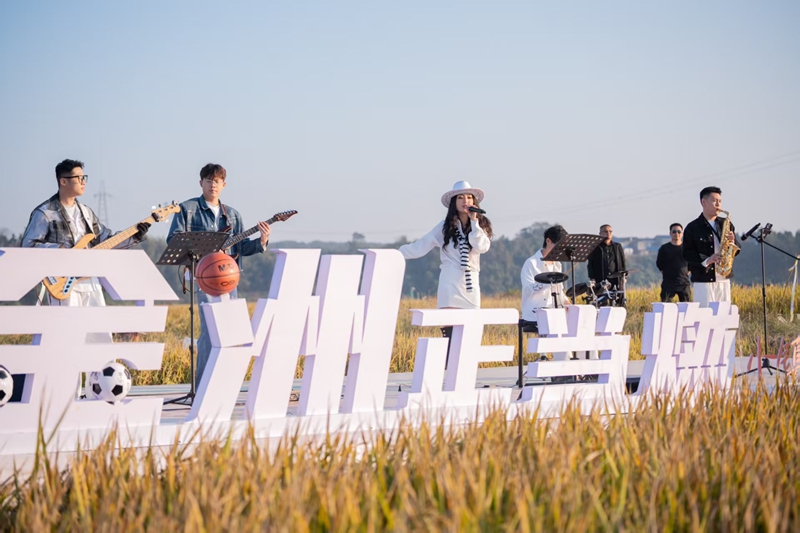 寧鄉金洲上演周末度假潮玩盛宴：稻田音樂會+摸魚比賽+非遺美食