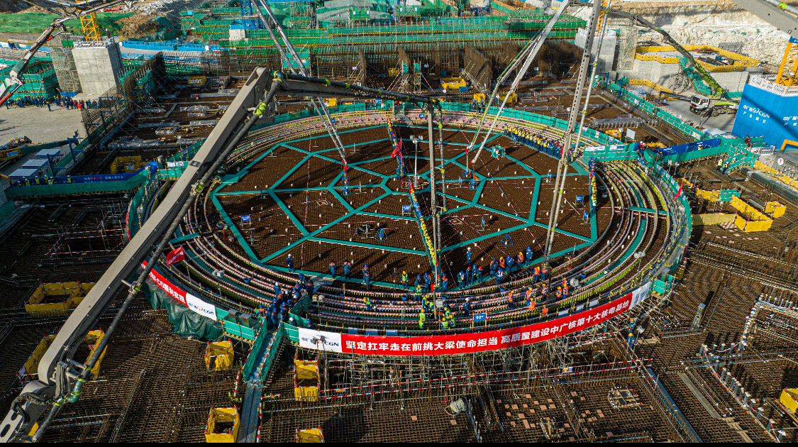 我國首個配置冷卻塔的「華龍一號」核電機組建設工作全面啟動