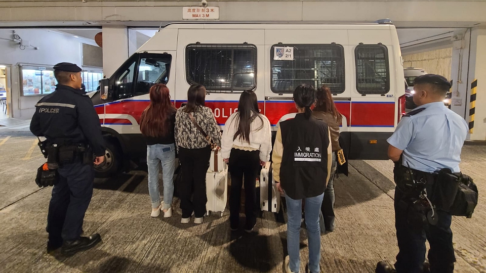 警方新界南打擊黑工及掃黃 拘捕20名男女