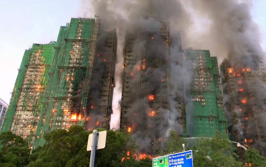  大埔五級火 | 大埔宏福苑五級火造成嚴重死傷 多個政黨陸續即時停止拉票