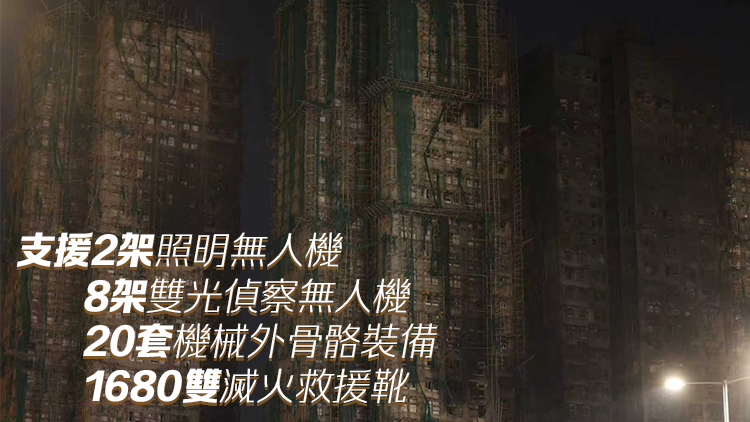 宏福苑大火｜內地多部門提供必要援助 全力支持香港應對處置火災事故