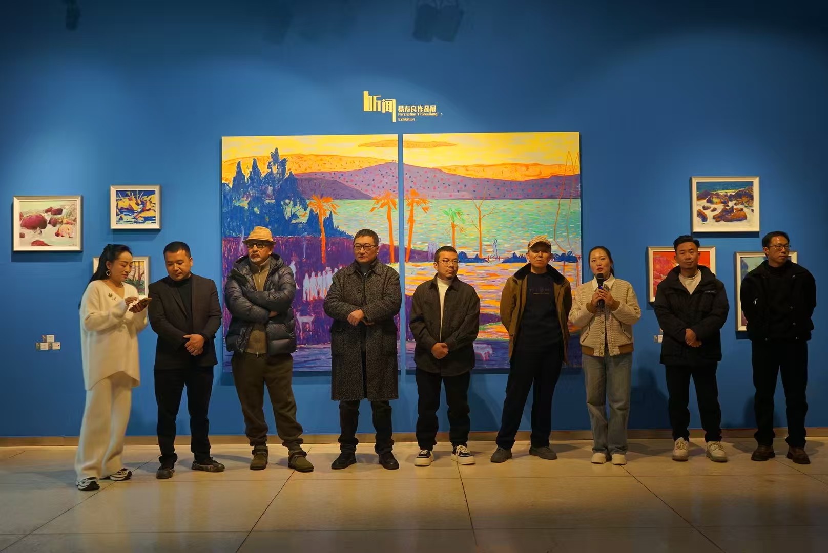 「聽聞——易壽良作品展」在昆啟幕 野性筆墨詮釋生活本真