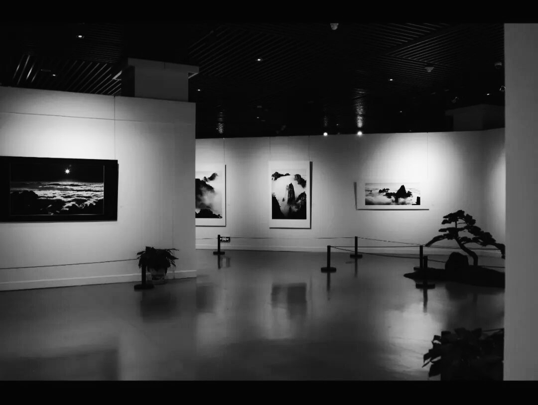 汪蕪生80誕辰紀念展在蕪湖舉辦 黑白影像盡顯黃山氣韻