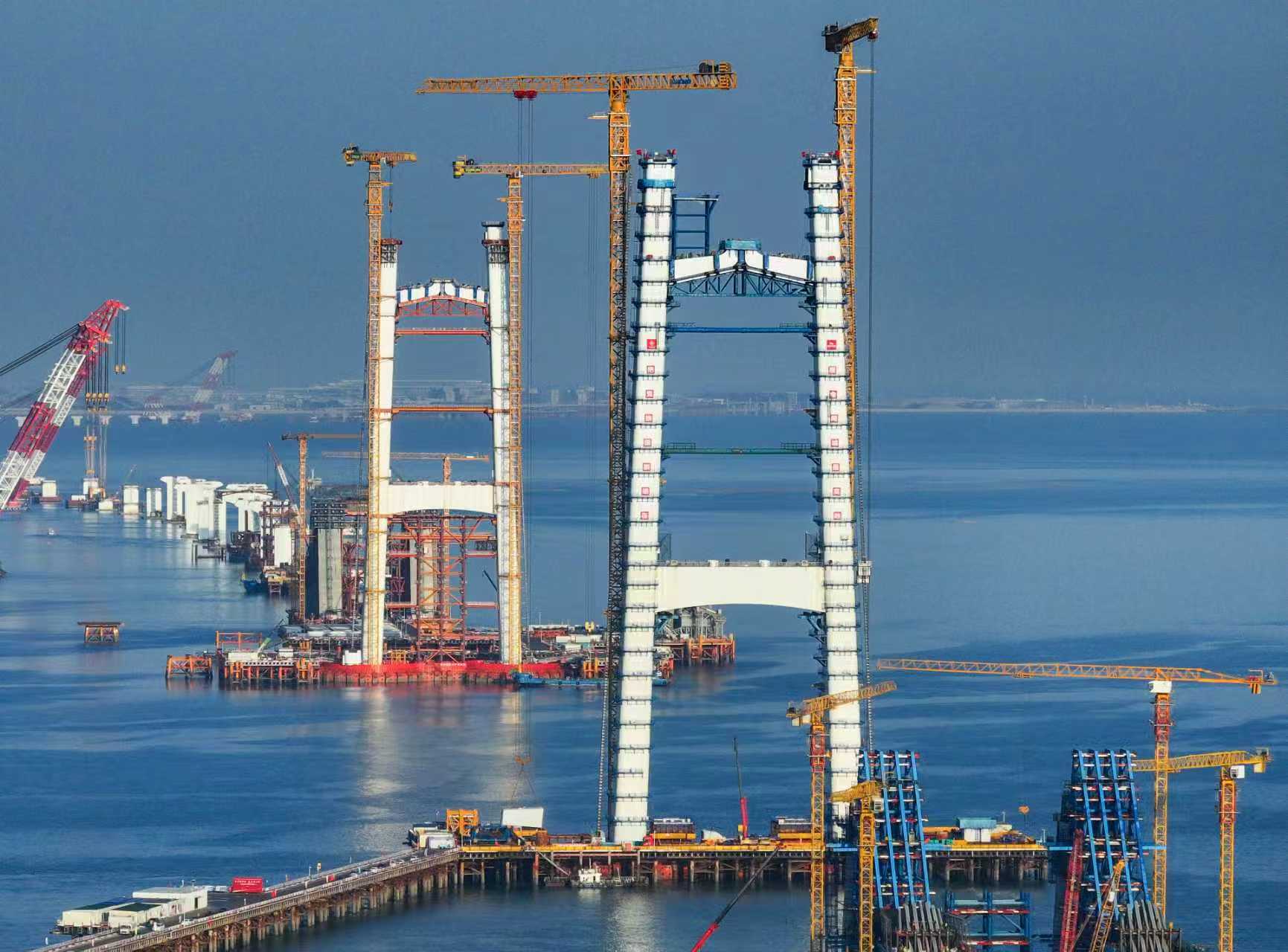 在漢央企助力!廈金大橋建設再傳捷報