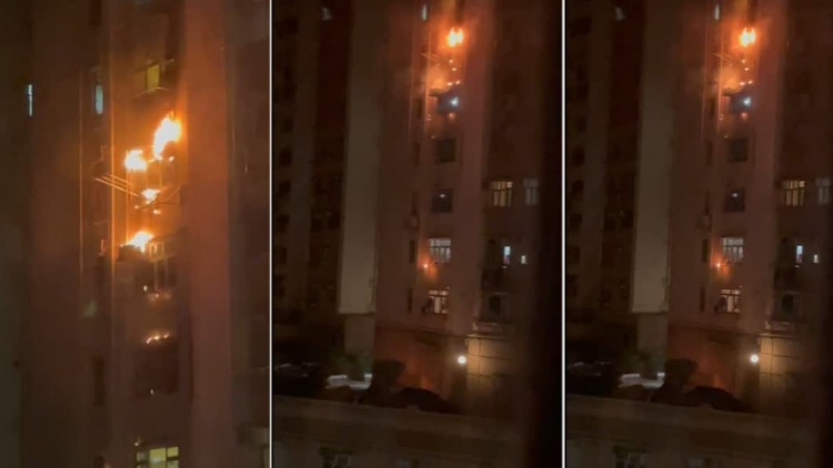 荃灣中心凌晨火警 約百名居民緊急疏散