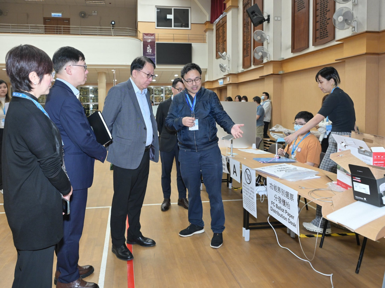 陳國基：票站人員須提醒選民正確投票方法 避免填錯變廢票