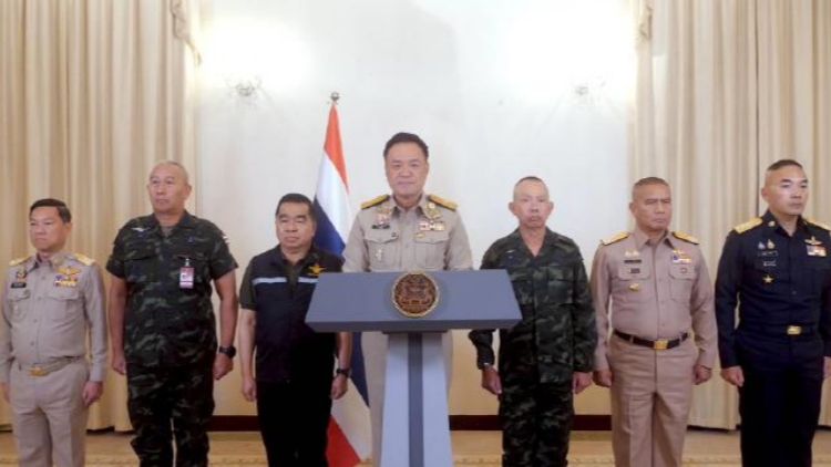泰國總理阿努廷：做好一切準備維護國家主權和安全