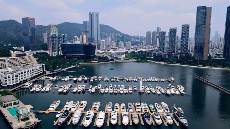 粵港澳遊艇自由行政策實施以來 300艘次港籍遊艇入境前海