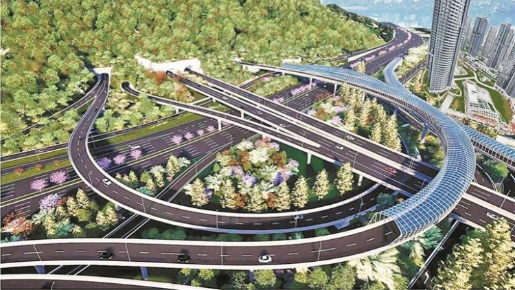 深圳首個智能化全互通立交橋將亮相僑城東路 「建這個立交橋跟搭樂高一樣」