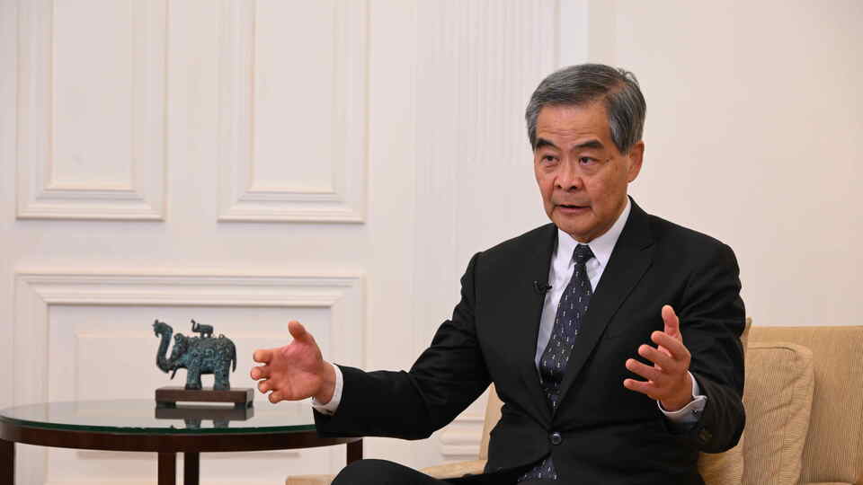 有片丨【黎智英案】梁振英籲港人警惕國安風險 要敢於鬥爭、更要善於鬥爭