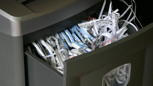 國安機關提醒：看似可靠的碎紙機 也可能洩密