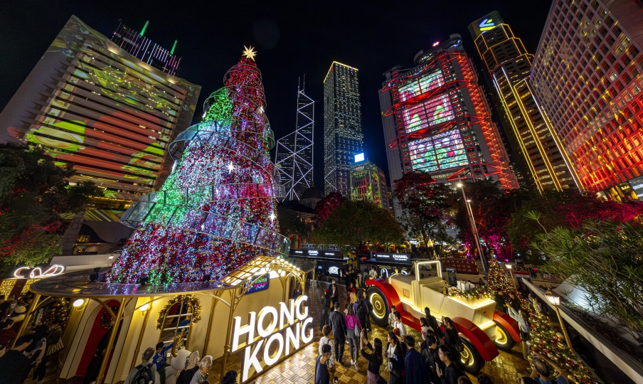 旅發局香港跨年倒數以全新形式於中環遮打道舉行 主打「新希望、新開始」光影表演 