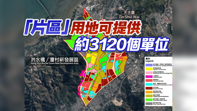 北都區洪水橋片區項目以「雙信封制」招標 明年7月3日截標