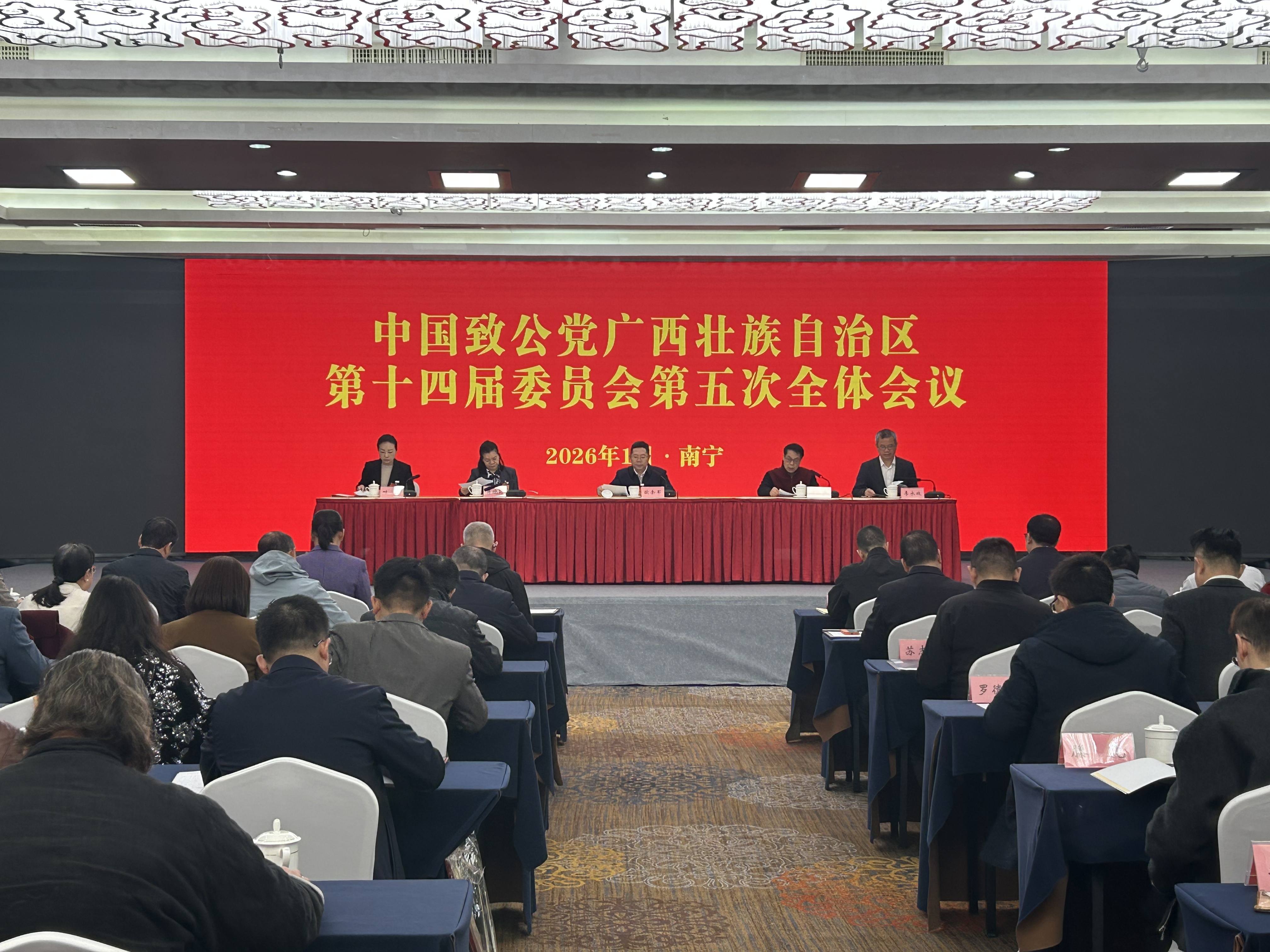 致公黨廣西區委會：「十五五」開局之年錨定新發展格局 提升自身建設水平