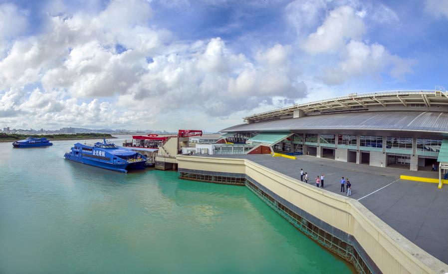 港媒探营粤港澳最大海上口岸 澳门新地标凼仔