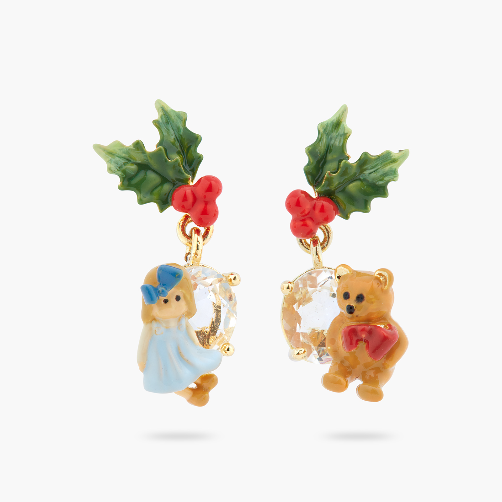 Les Néréides_DOLL AND TEDDY BEAR ASYMMETRICAL POST EARRINGS_1_$1380.jpg